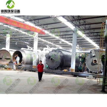 Waste Tire Recycling to Oil Plant with CE